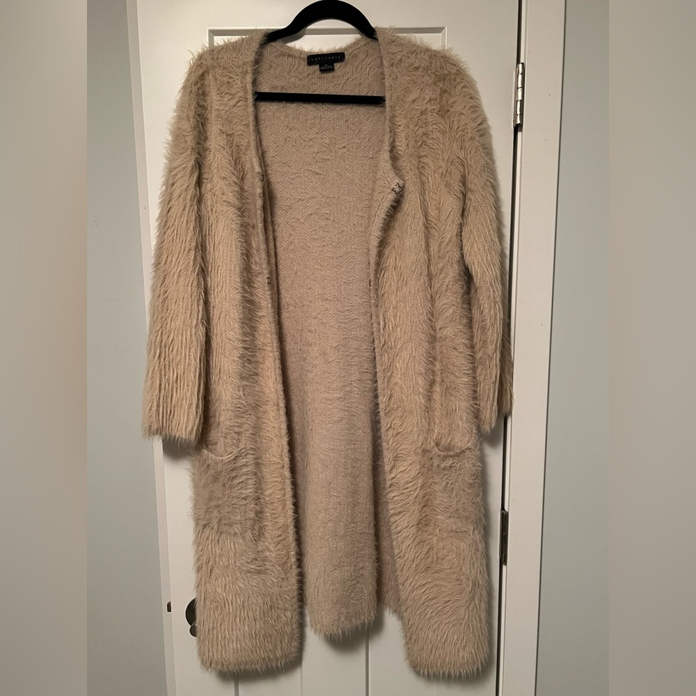 Sanctuary beige coatigan cardigan. Like new. Medium